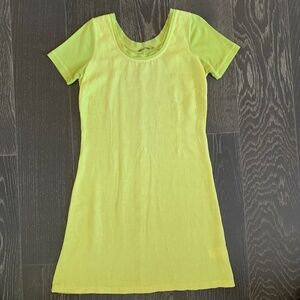 Summer Dress Lime Green  A Line